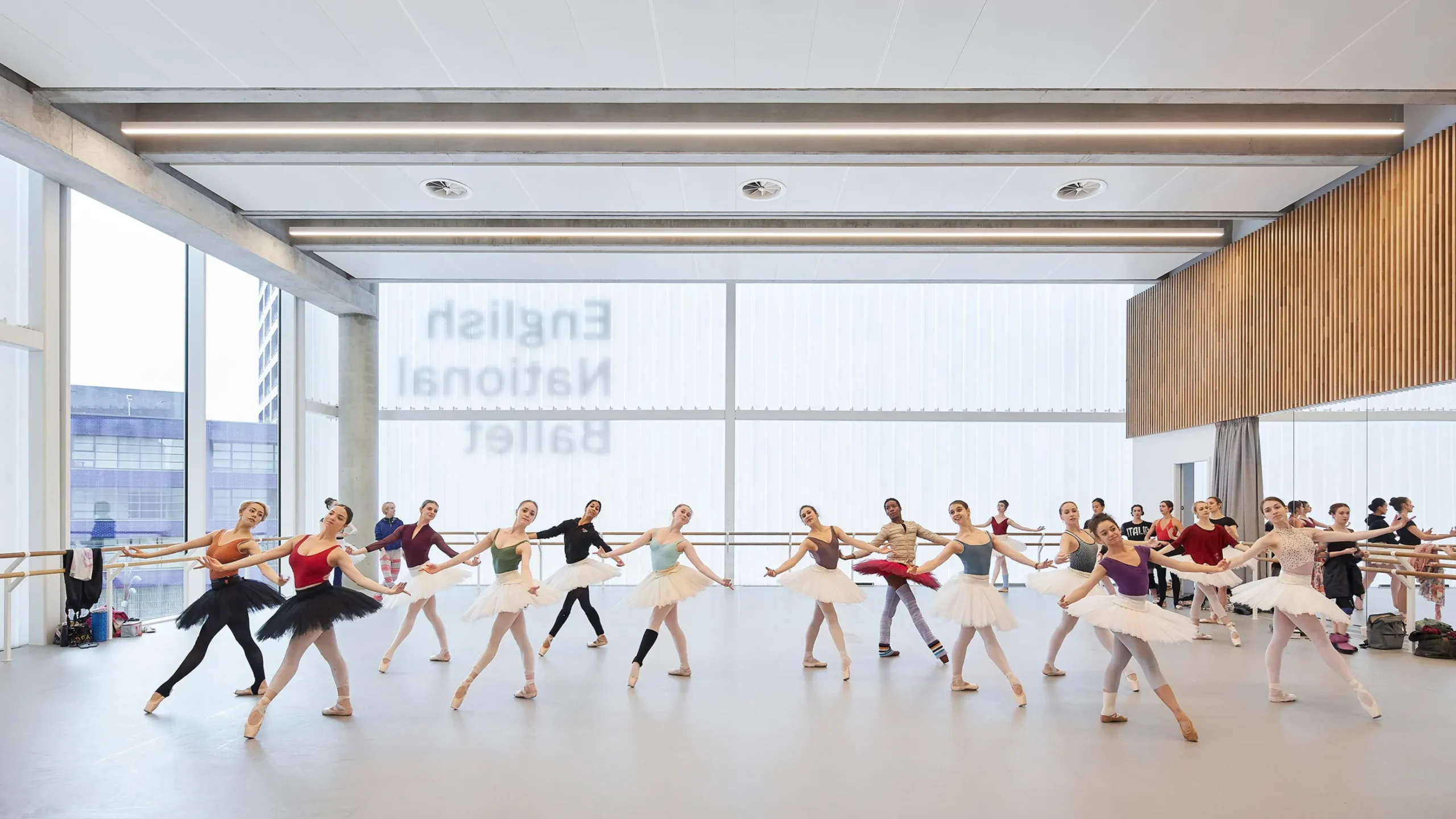 English National Ballet dancers