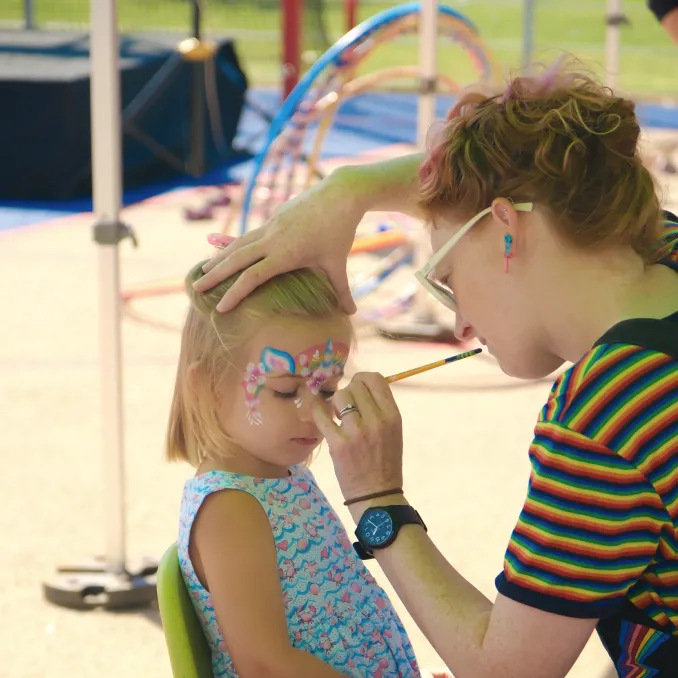 Sea Gardens - face painting