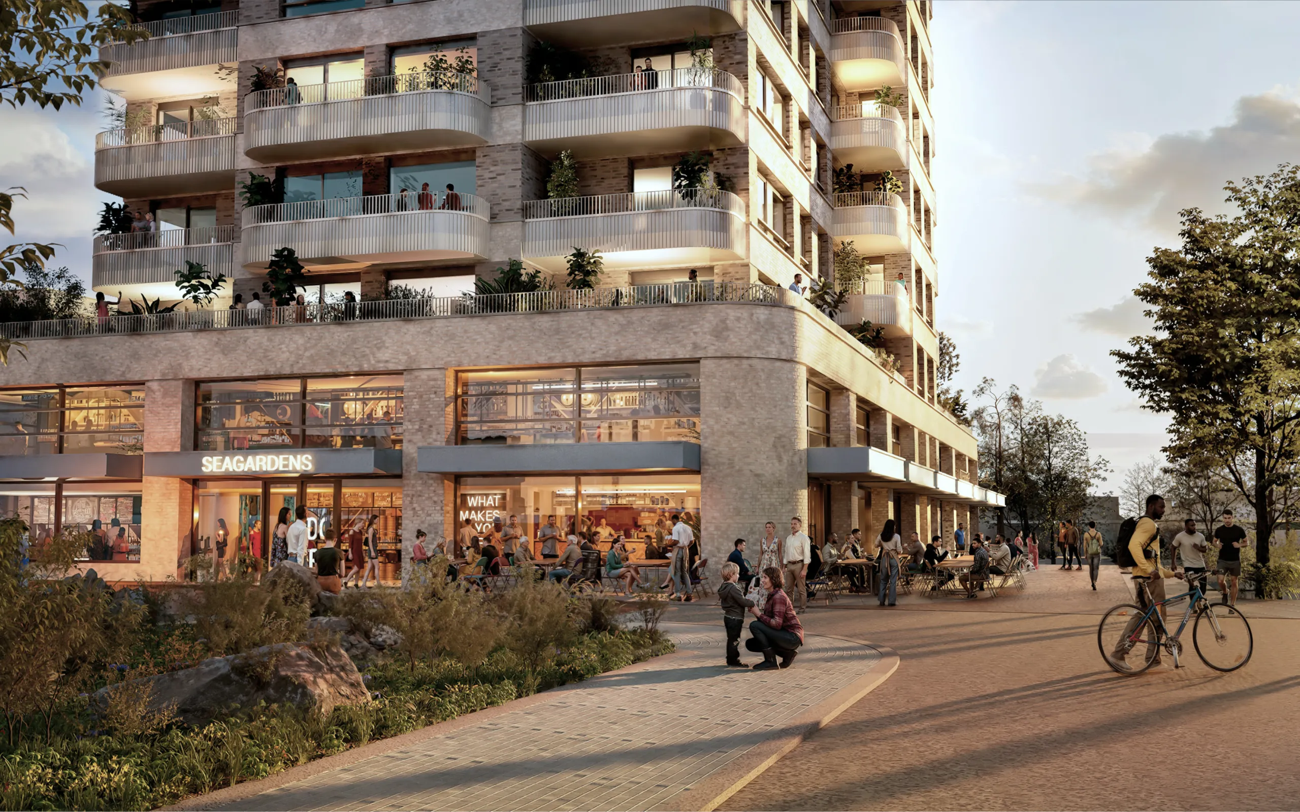 Sea Gardens - Evening Scene