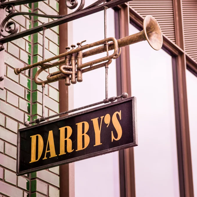 Darby's Restaurant - Trumpet Signage