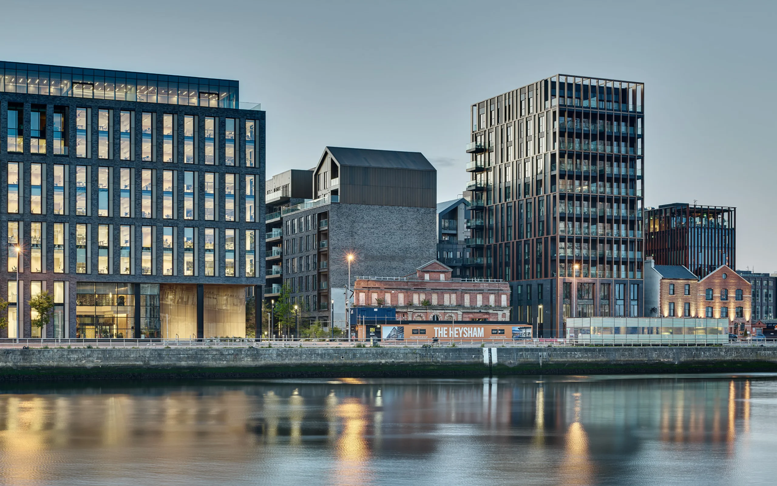 Dublin Landings - river view