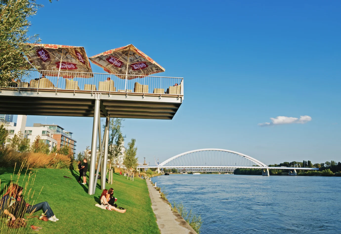 Eurovea - river & bridge