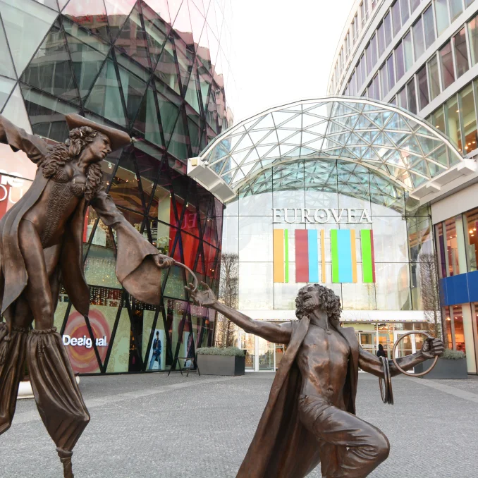 Eurovea - sculptures