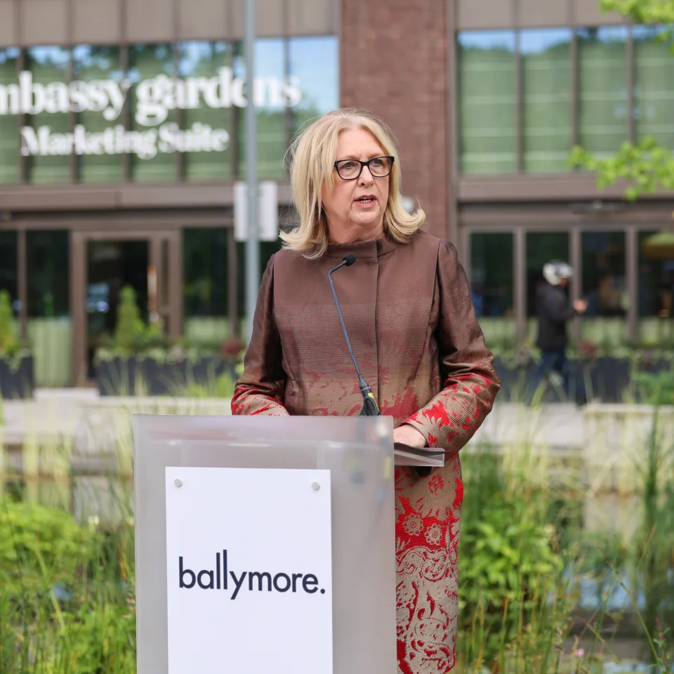 Mary McAleese at Embassy Gardens